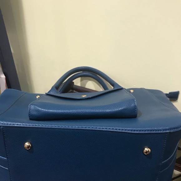 Dark teal handbag - Picture 6 of 7